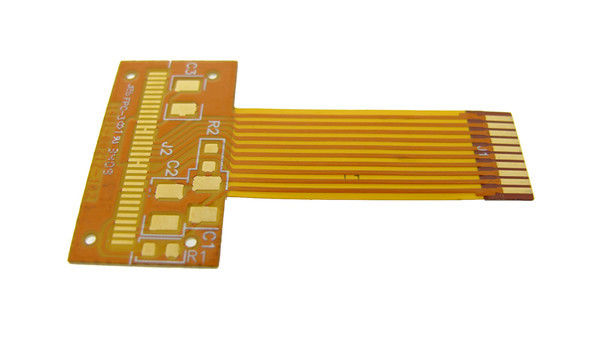 1/2 oz Polyimide Flexible Pcb Fabrication Board Material PI Resistor de máscara de soldadura de color blanco amarillo