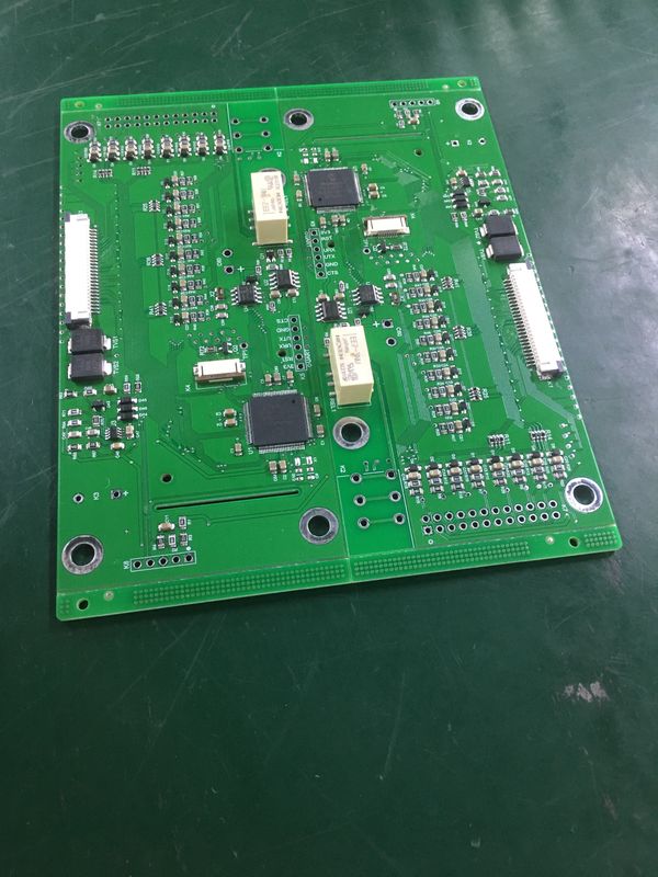 Reunión de PCB de montaje de superficie RF4 de pantalla de seda negra para la producción de placas de circuito SMT