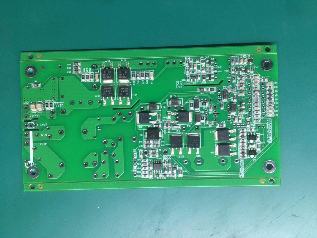 Reunión de PCB de montaje de superficie RF4 de pantalla de seda negra para la producción de placas de circuito SMT