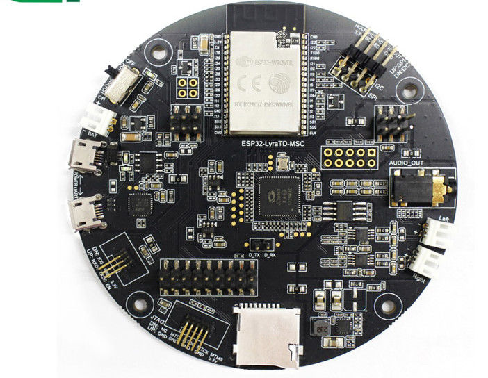 Nueva energía de la automoción de PCB de ensamblaje FR-4 Materiales de oro azul negro verde rojo Soldermask