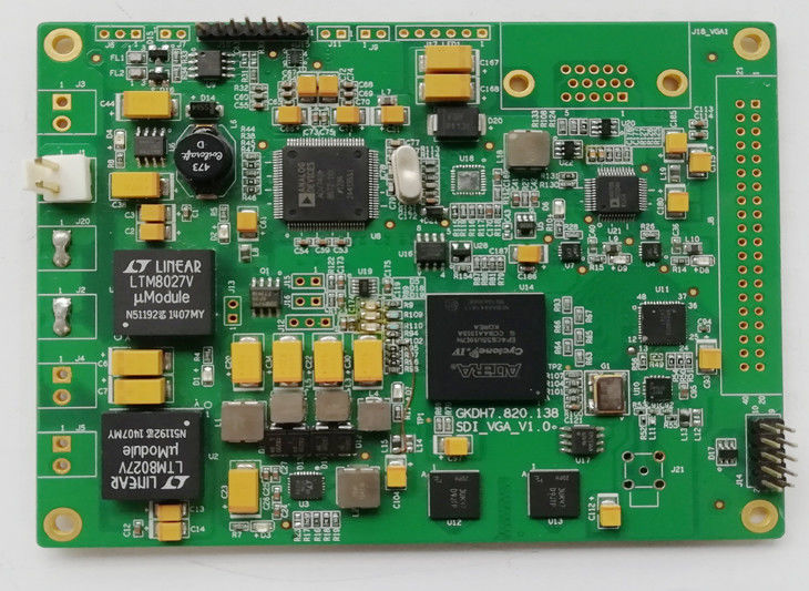 Proceso de ensamblaje de PCB de doble cara HASL ENIG OSP New Energy Circuit Board con paradas