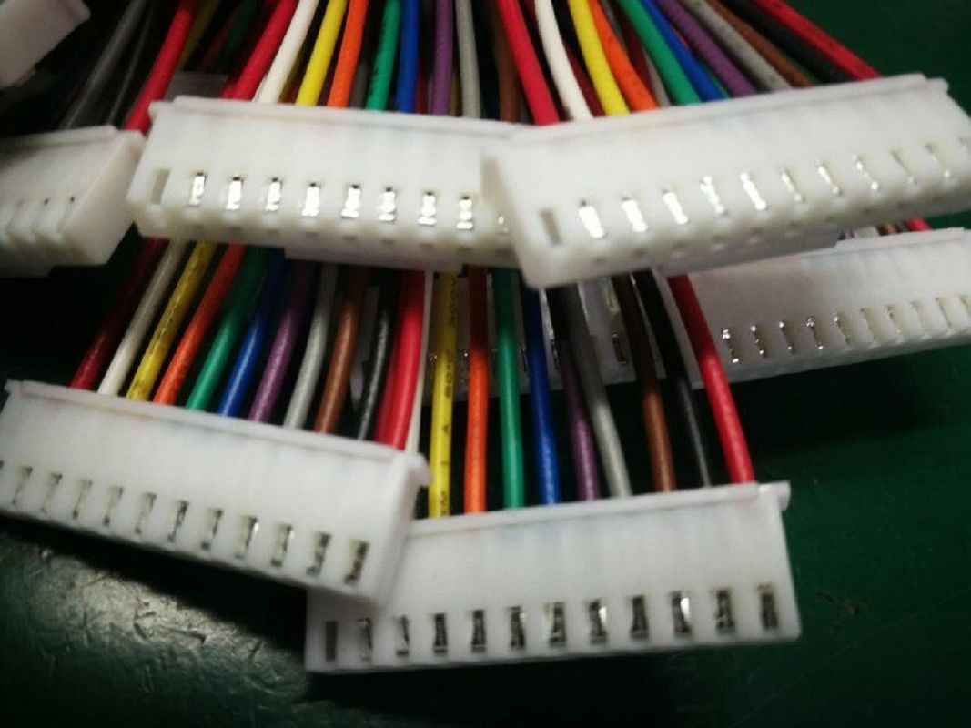 Reunión de arneses de cable Molex chaqueta de PVC retardante de llama de 1,2 mm conector de paso 24AWG