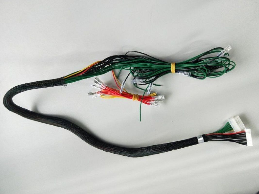 Reunión de arneses de cable Molex chaqueta de PVC retardante de llama de 1,2 mm conector de paso 24AWG