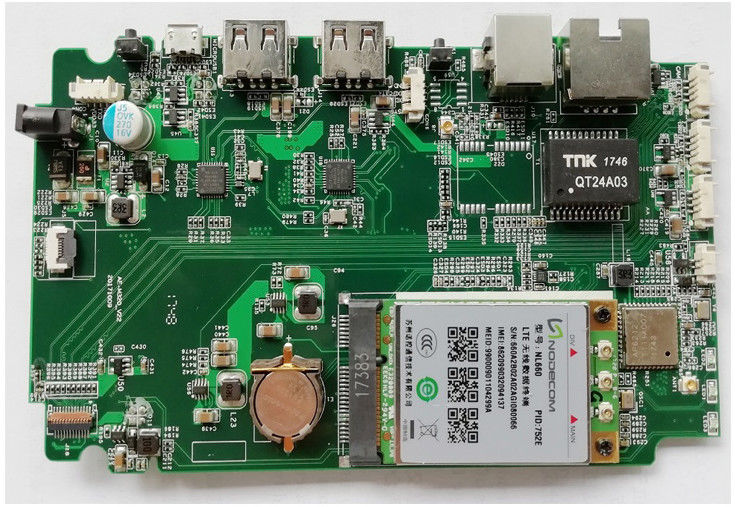 FR-4 ensamblaje de PCB IPC clase 2 o 3 estándar de 5 capas 4mil línea de giro rápido de PCB