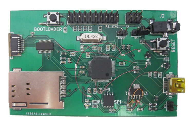 2 o 3 0,10 mm de giro rápido de la placa de circuitos impresos Prototipo de montaje de la clase IPC de 8 capas