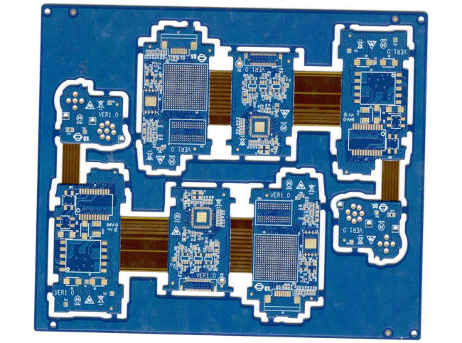 Empresa de montaje de PCB electrónicos Plata 1-30L Control de impedancia 100 Ohm Proceso PCBA rígido flexible