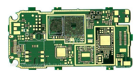 El ensamblaje de PCB de inmersión de oro para el material de construcción RCC alcanza 0,2 mm 8 mil Min Tamaño del agujero
