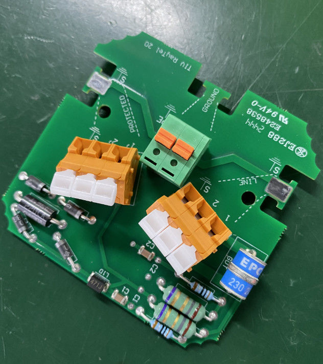 Equipo de telecomunicaciones PCB de cobre con LW/LS Min. de 0,05 mm y color negro silkscreen