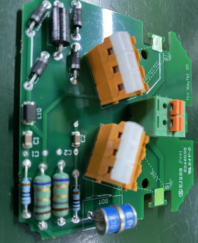 Equipo de telecomunicaciones PCB de cobre con LW/LS Min. de 0,05 mm y color negro silkscreen