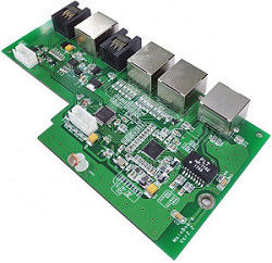 Confiabilidad del montaje de PCB de la industria del vehículo con LW/LS min. 0,05 mm y máscara de soldadura verde