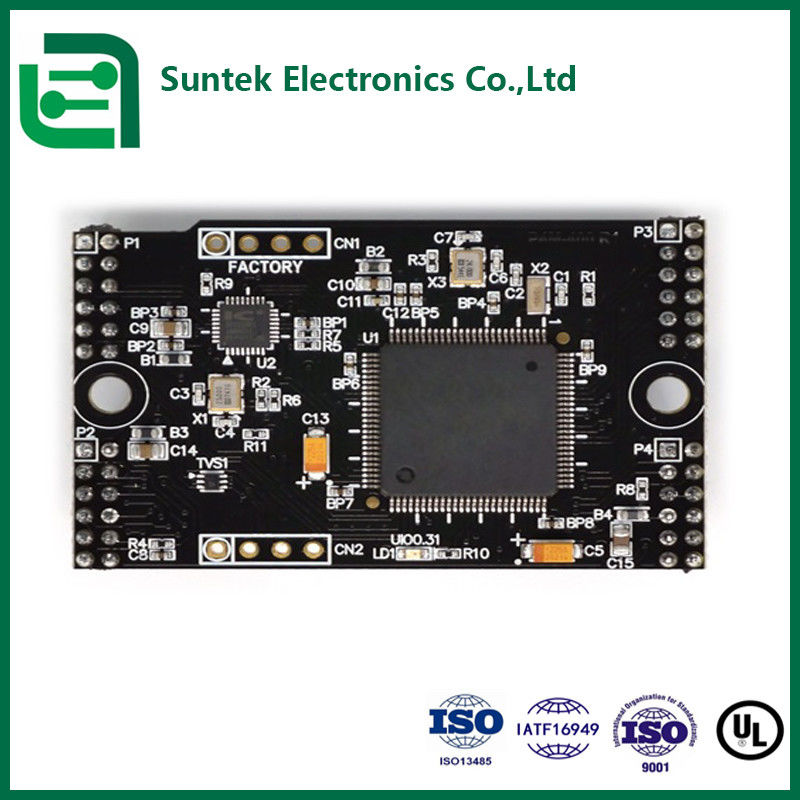 Ensamblaje de PCB de alta calidad FR4 HDI negro con control de impedancia y SMT para vehículos de nueva energía