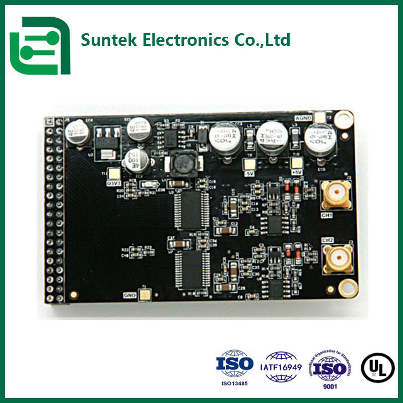 Ensamblaje de PCB de alta calidad FR4 HDI negro con control de impedancia y SMT para vehículos de nueva energía