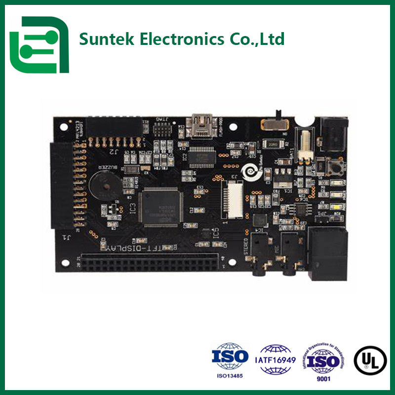 Ensamblaje de PCB de alta calidad FR4 HDI negro con control de impedancia y SMT para vehículos de nueva energía
