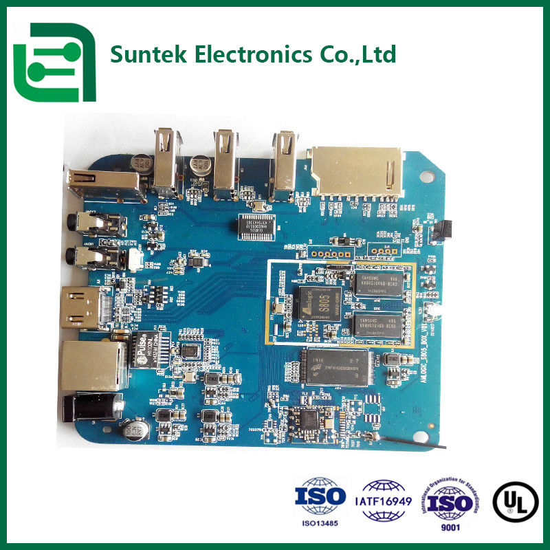 Seguridad industrial ROHS ensamblaje de PCB médico B personalizado con llenado de agujeros láser e inspección de rayos X OFN