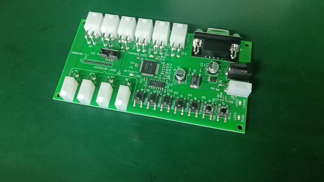 Ensamblaje de PCB FR4 con protección de energía Rogers Lead Free HASL, espesor de cobre de 0.5-10 OZ, 0.4mm-5mm