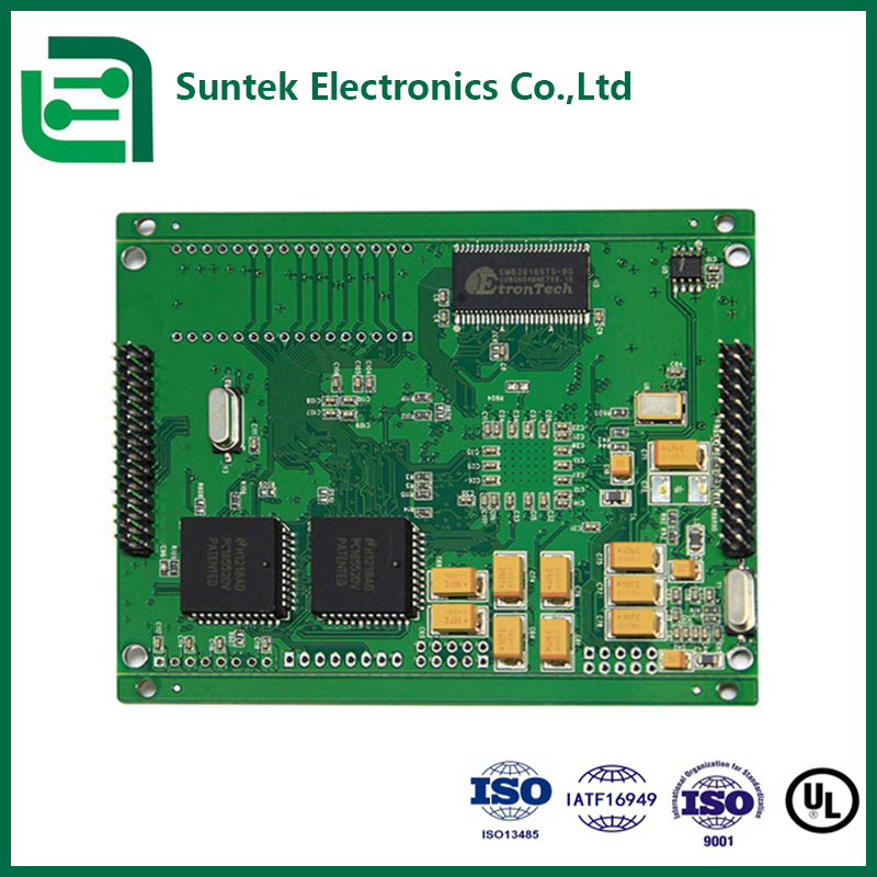 Ensamblaje de PCB PCBA de 1-6 capas con máscara de soldadura verde y espesor máximo de placa de 8,0 mm