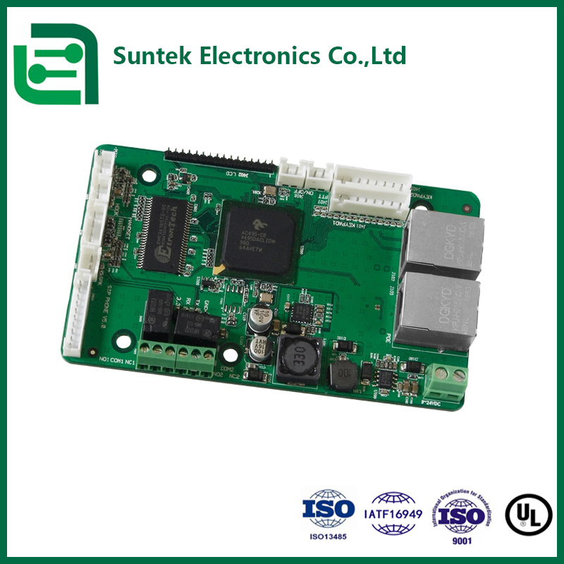 Turnkey PCB Assembly with 1.0mm/1.6mm/2mm/4mm Thickness 0.1mm Hole Min. and 1-Year Warranty