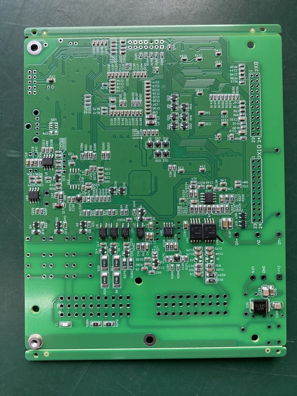 Lead or Lead Free Power Protection PCB Assembly with Green Solder Mask Color and RoHS Certification
