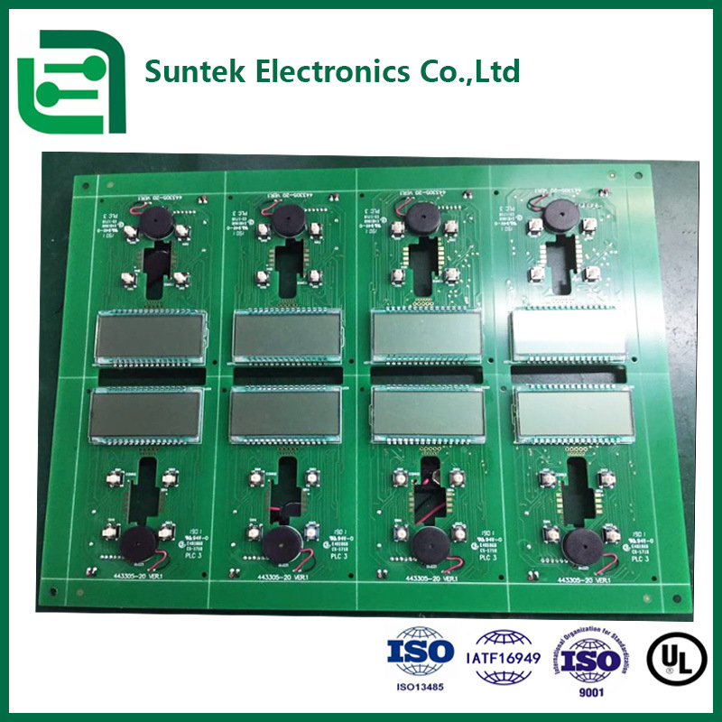 Turnkey PCB Assembly with White Silk and Vacuum Package for Industrial Control Applications