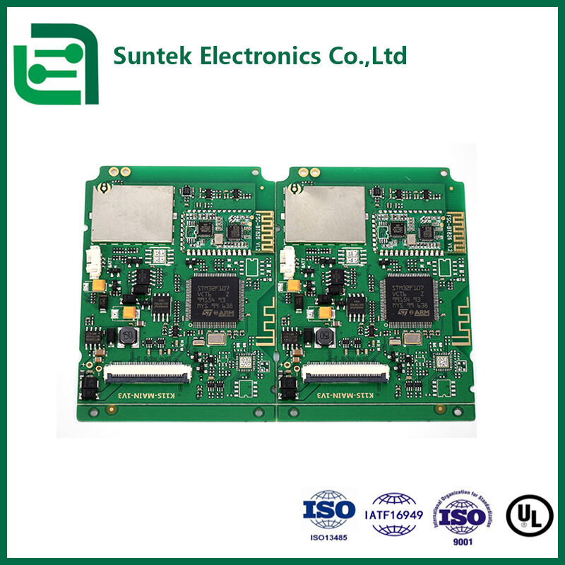 Fabricación de PCB de núcleo metálico multicapa SMT con certificación UL ROHS ISO9001, placa FR4 de 4 capas para automatización industrial