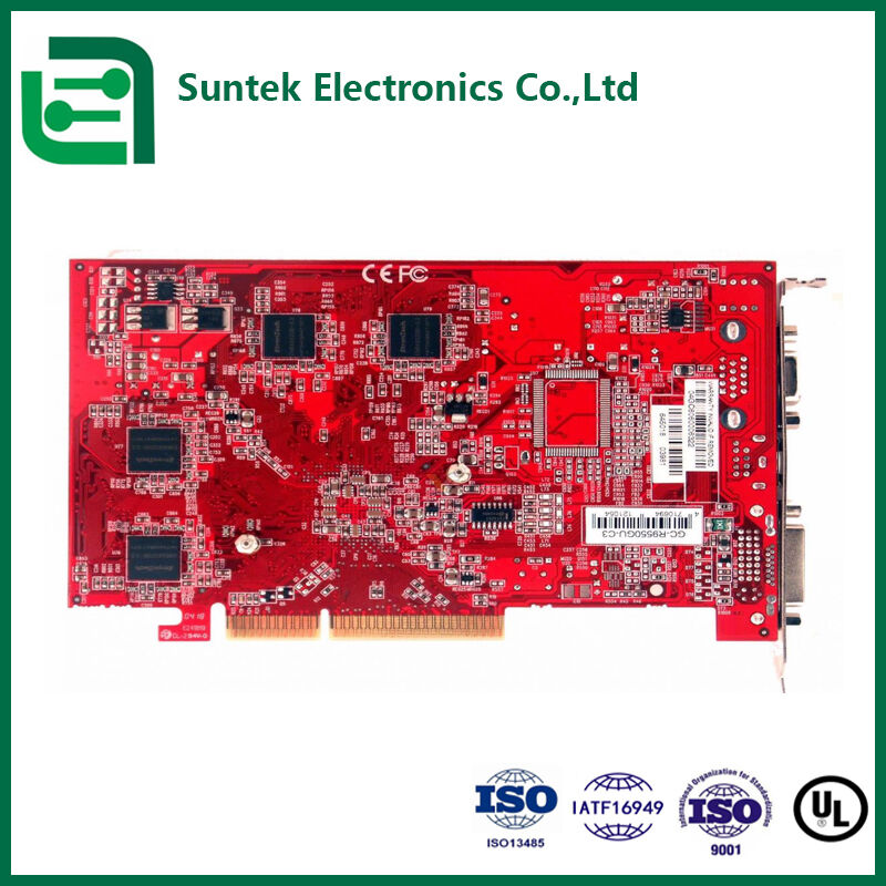 Fabricación de PCB de núcleo metálico multicapa SMT con certificación UL ROHS ISO9001, placa FR4 de 4 capas para automatización industrial