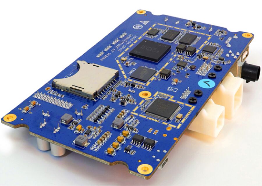Custom PCB manufacturer fast turn printed circuit board assembly with irregular shape and ENIG