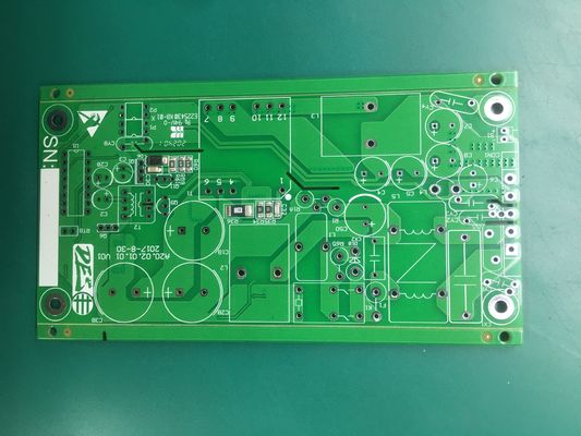 2 capas de cobre pesado de 2,4 mm 4OZ placa de PCB desnuda Protección de energía con HASL FR4 libre de plomo