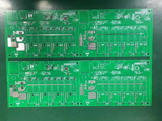 Reunión de PCB de montaje de superficie RF4 de pantalla de seda negra para la producción de placas de circuito SMT