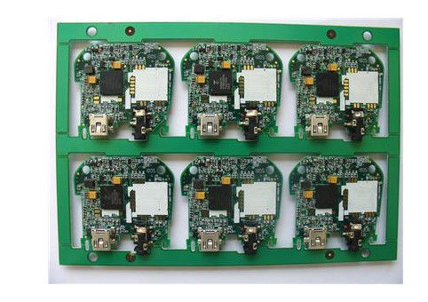 Fabricante del contrato de montaje de PCB de giro rápido Seda verde con ENIG 2U superficie RoHS