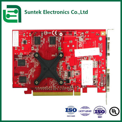 Panel de alta velocidad de PCB de oro 8L con acabado ENIG