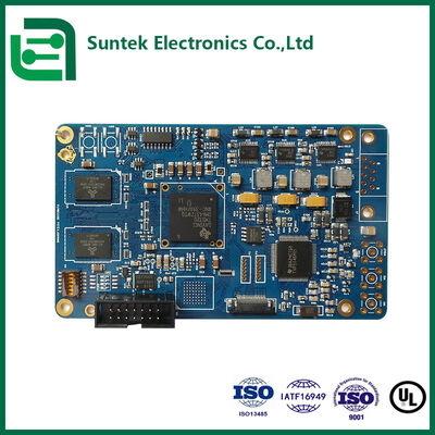 Fabricante de ensamblaje de PCB de 4 capas con acabado dorado de inmersión para equipos industriales con certificación UL